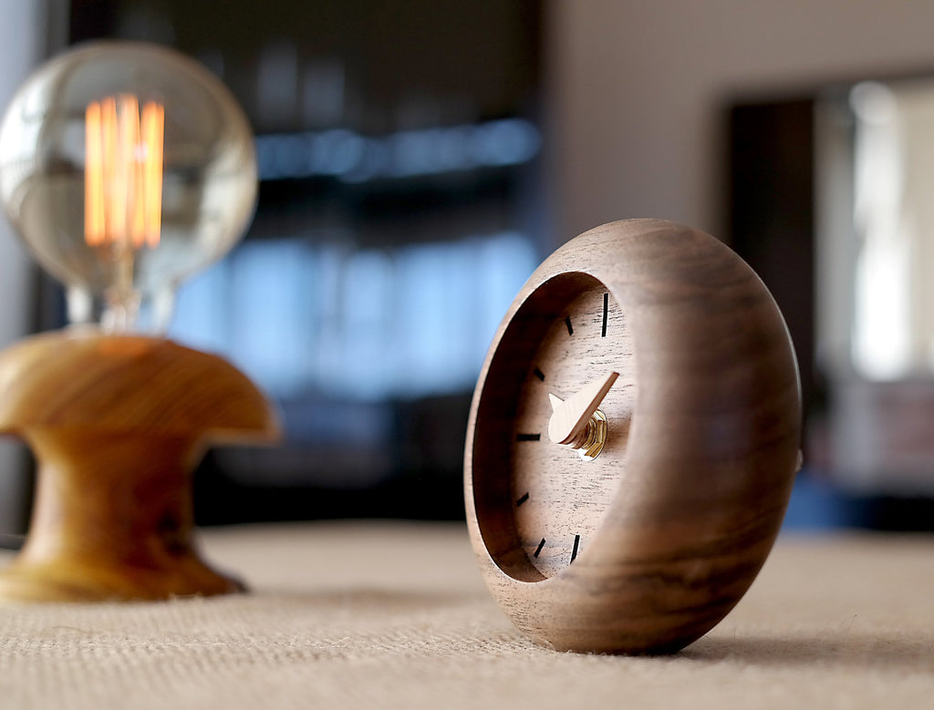 Wood Desk Clock